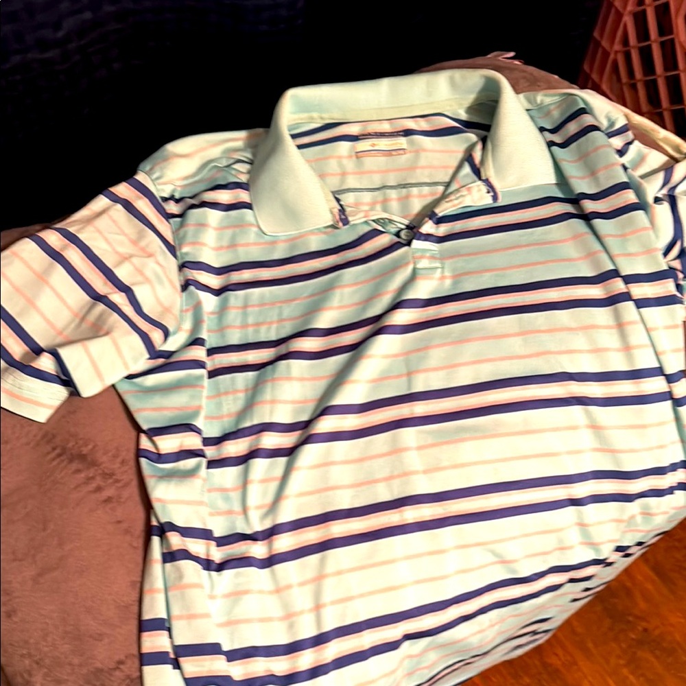 Columbia Omni-Wick Polo in Blue and Pink